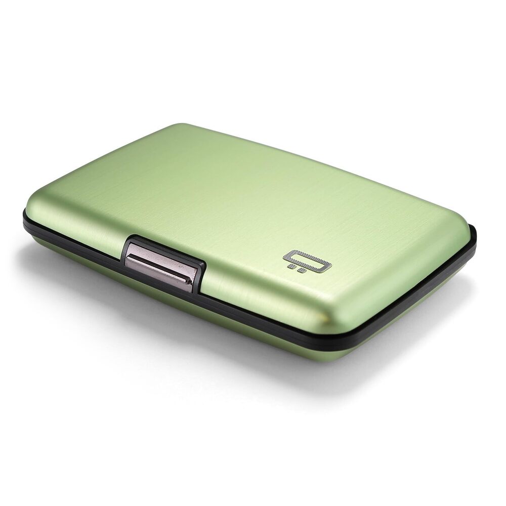 2179 Aluminum card holder with metal lock, RFID protection against fraud